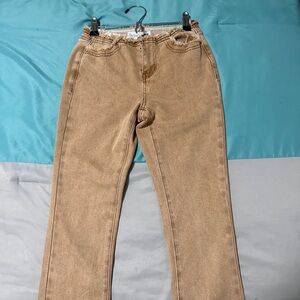Women's Tan Jeans